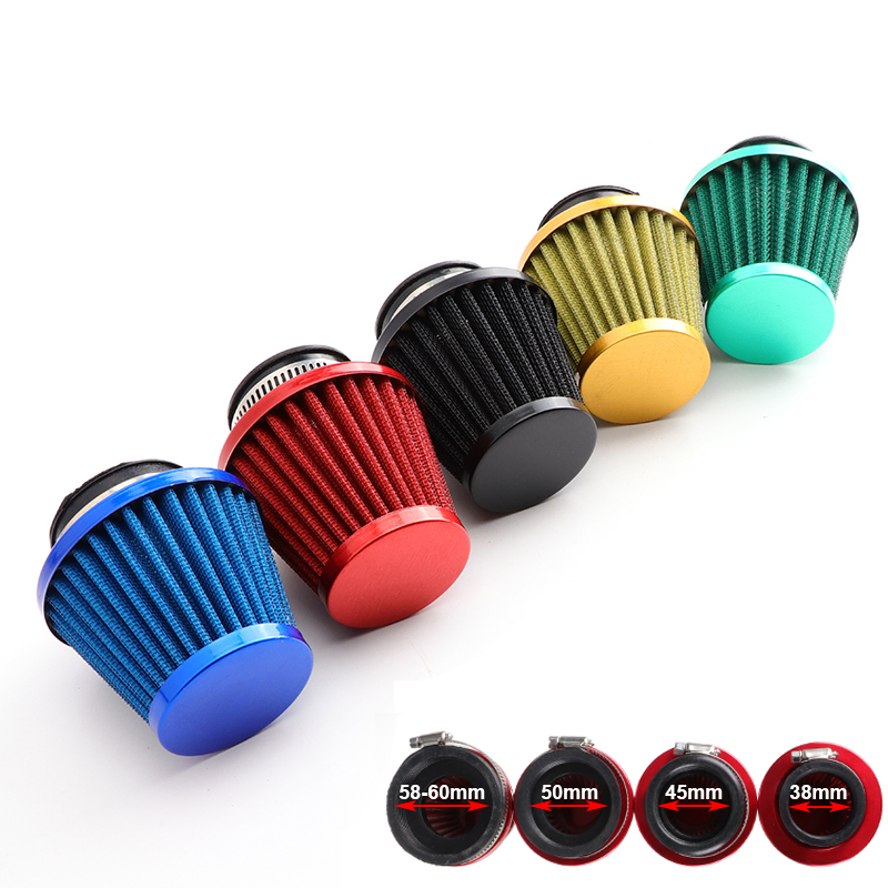 Kit universel d'induction d'admission de filtre à Air de moto de 38mm pour GY6 50cc 110cc 125cc moto Scooter Dirt Pit Bike ATV Quad Bugg