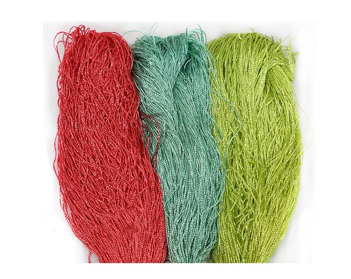 5pcs/lot Ice silk thread 200g Summer knit yarn for crochet Thin tippet line Smooth soft curtaining knitting thread ZL4