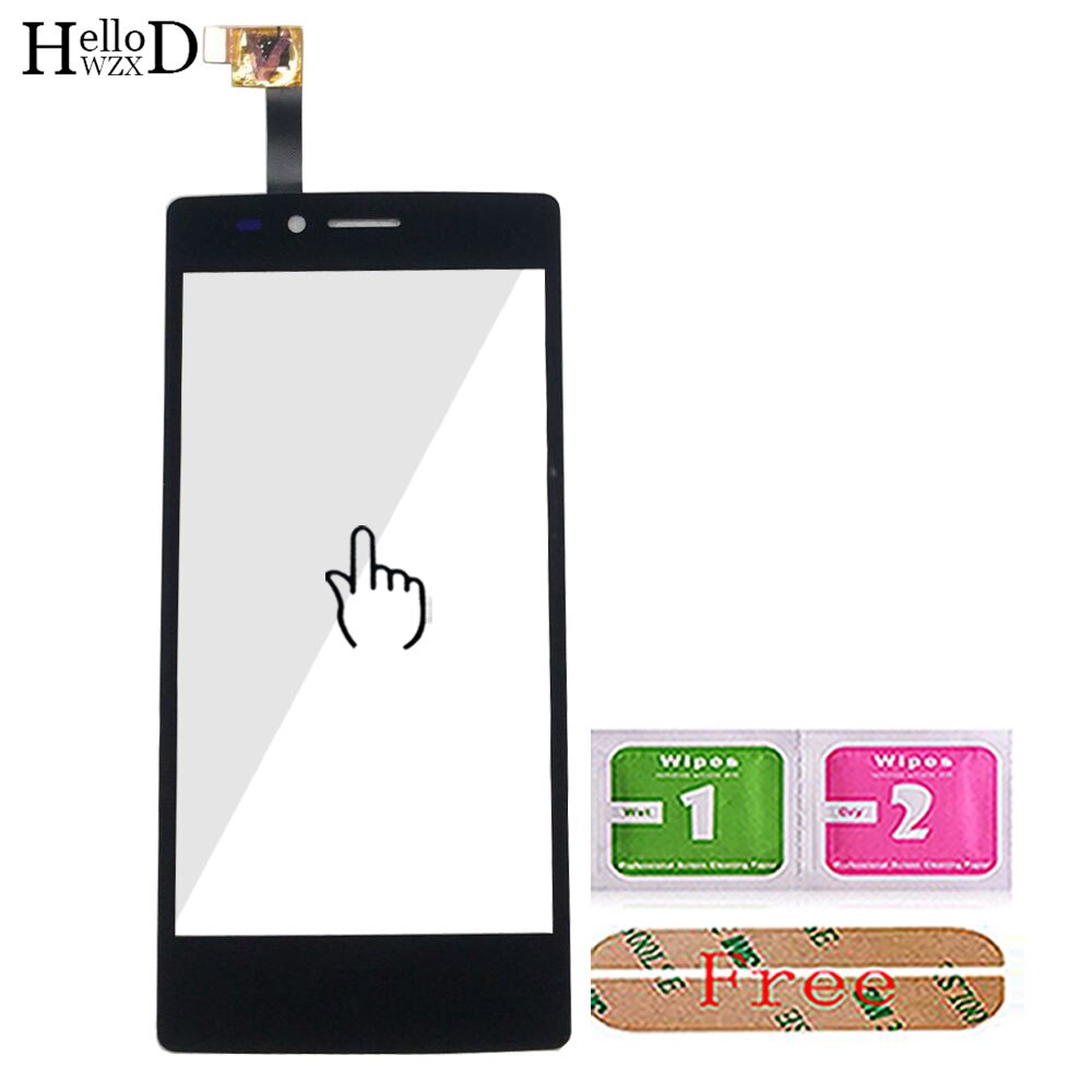 Touch Screen Digitizer Panel Voor Thl T12 Touch Screen Digtizer Lens Sensor Touchscreen Reparatie Gereedschap Lijm: Black No Tools
