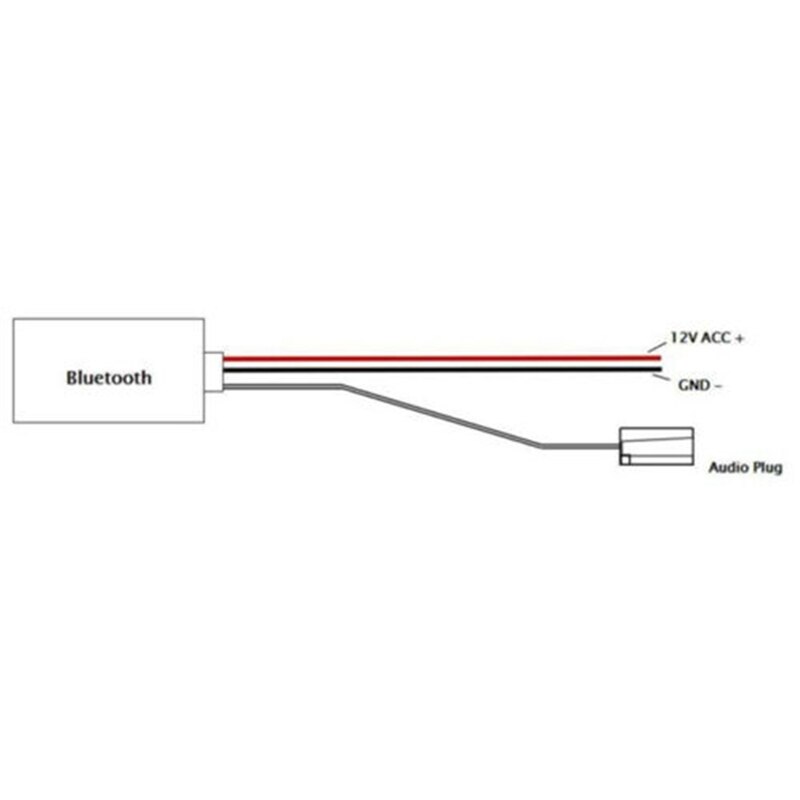Módulo Bluetooth para coche música adaptador de Cable de Audio Aux para Alpine CDE-W203Ri IDA X303 X305 X301 KCE-237B