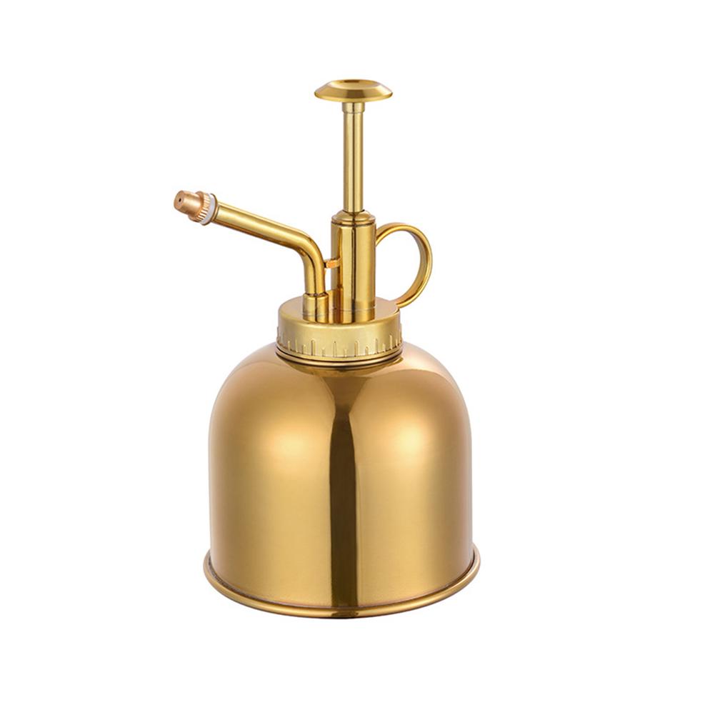 Watering fles nordic engels-stijl vintage messing succulenten kleine gouden tuinieren spuiten kan 300ml gieters voor bloemen: Goud