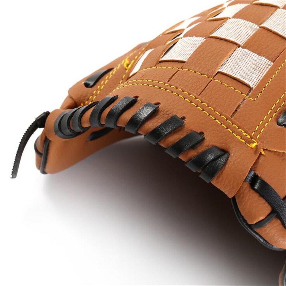 Ich bin freien Sport Baseball Handschuh weicher Ball Praxis Ausrügestochen Größe 9.5/10.5/11.5/12,5 Verknüpfungen Hand für Erwachsene Mann frau Ausbildung