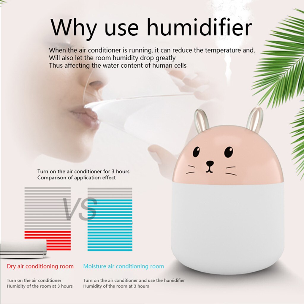4# Large Air Diffuser Usb Capacity Small Portable Alcohol Humidifier For Home Bedroom Mini Humidifier Nawilzacz Powietrza