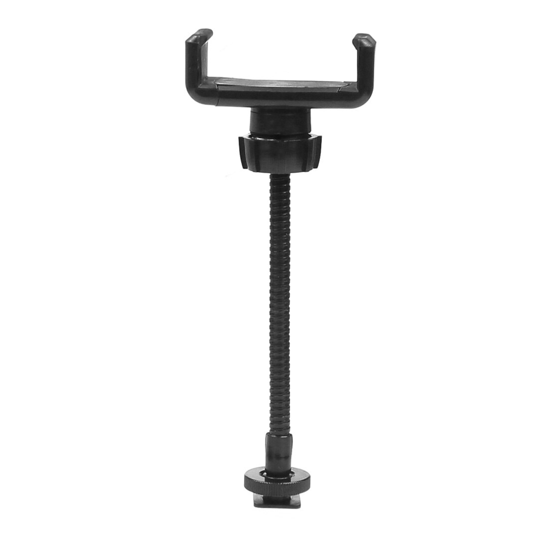 Metall flexibel Arm Drehbare Kopf Faul Telefon Halfter Clip Handy, Mobiltelefon Selfie Live Halfter Halterung Kalten Schuh Stativ LED Ring licht: Metall kalt Schuh