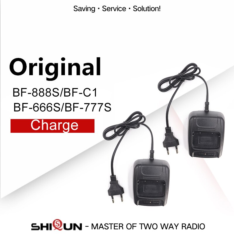 Caricabatterie USB per BF-888S bf888S BF-C1 compatibile con H777 H-777 walkie-talkie multi caricatore a sei vie J9104E CB Ham Radio: 2 Plug Charger