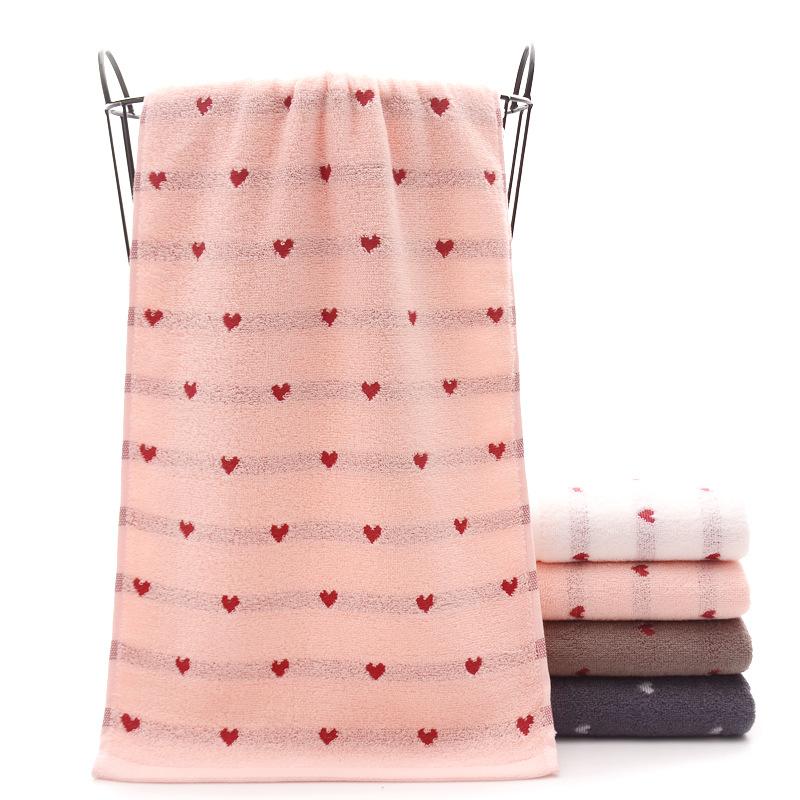 Heart-Shaped Bath Towels For Adult Cotton Soft Towels Home Child Towel Face Towel Couple Bath Toallas Towels Bathroom Toalla: 6