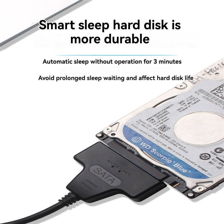 USB 3.0 To Sata Cable For 2.5 Inch External HDD SSD Hard Drive Adapter SATA To USB Hard Disk Adapter Computer Cable