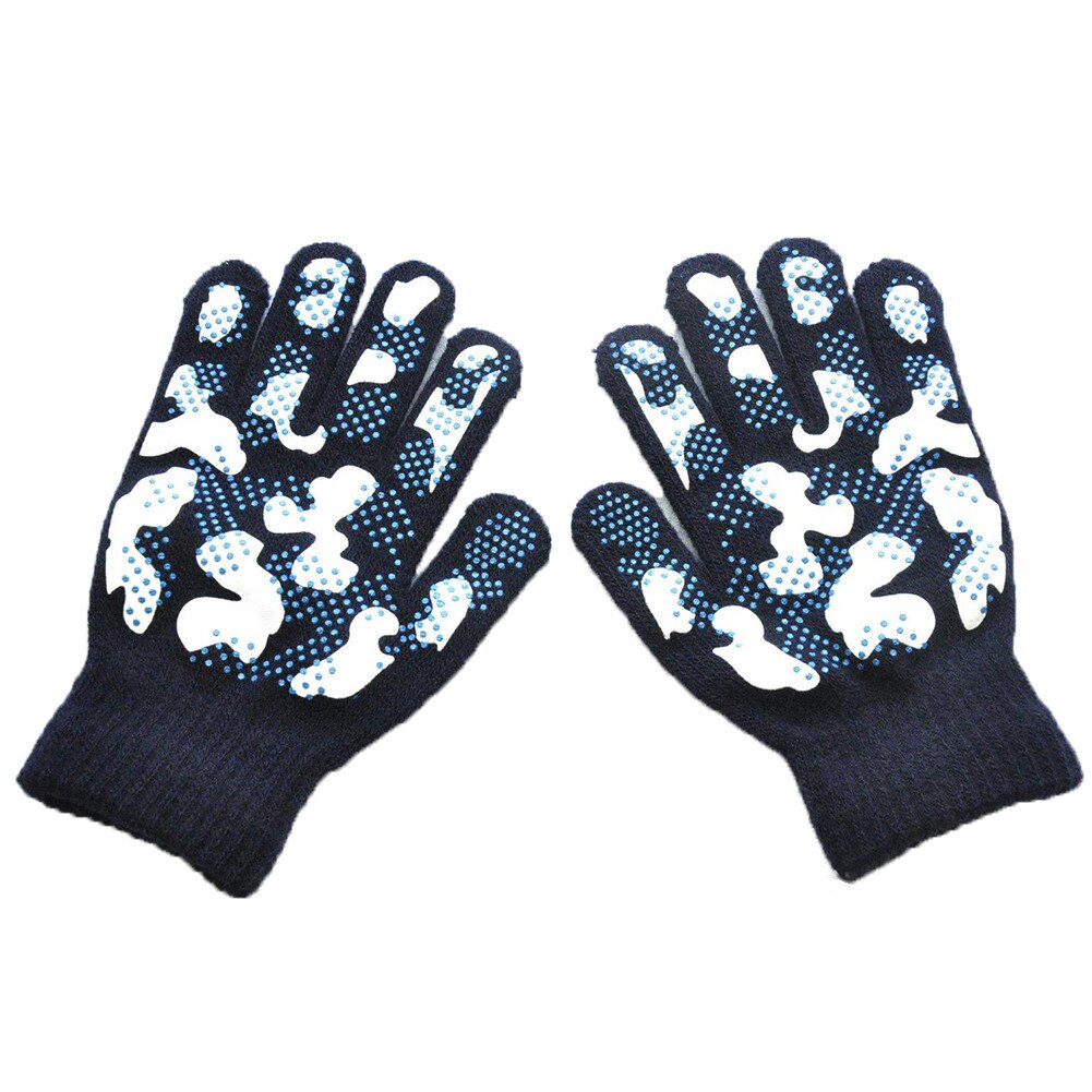 neueste Paar Jungen Magie Dehnbar Tarnung Handschuh Winter warm nicht-Unterhose Handschuhe Für freundlicher freundlicher draussen Pflege Liefert: Grün