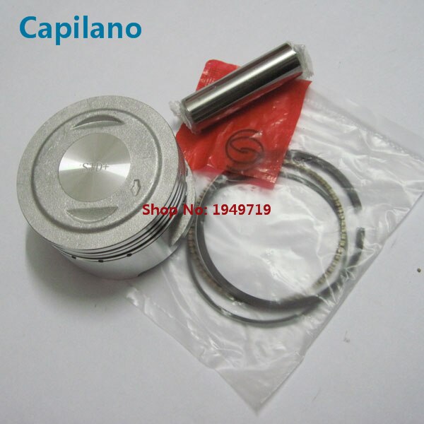 Kit de pistón para motocicleta YBR150 YBR125 con anillo de pistón modificado para gran cilindro YBR180 para yamaha 150cc YBR 150 diámetro 62mm + STD + tipo