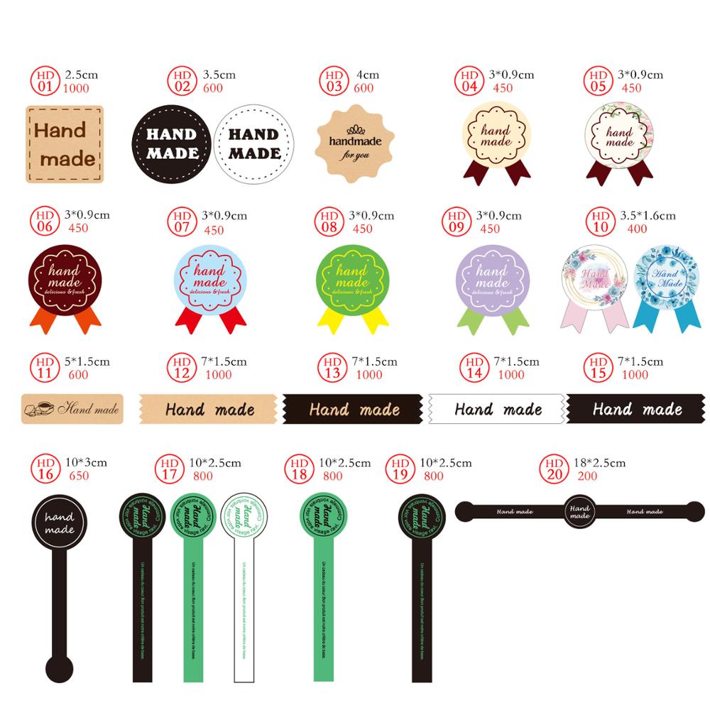 Handmade Thank You Stickers Scrapbooking for Package Adhesive Thank You Sticker Seal Labels Stationery