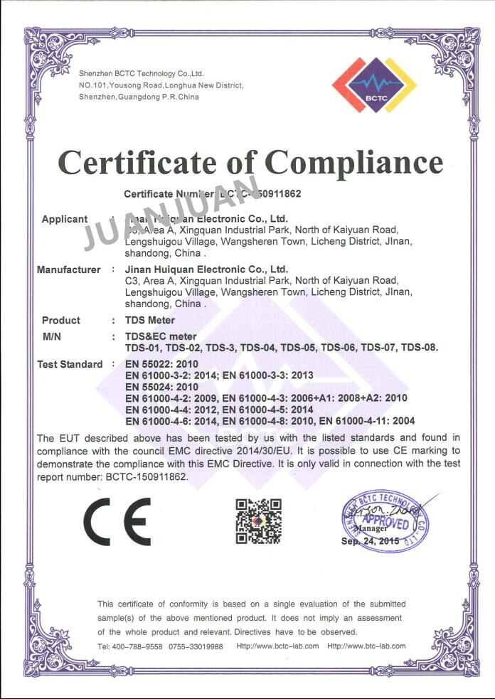 TDS Tester, EC meter, water meting tool, Functie 3 in 1, 0-4999ppm, 15% korting