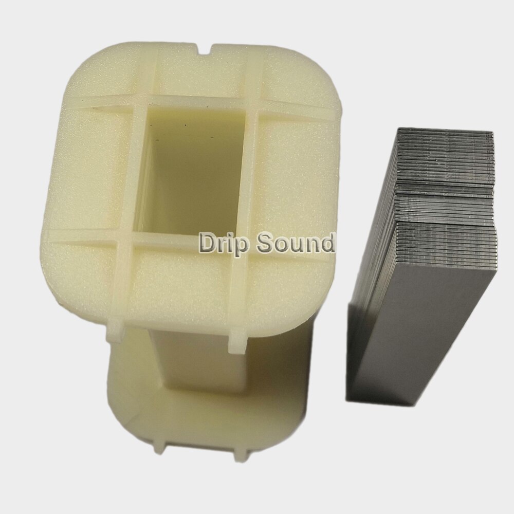 81*39*42mm Plastic Bobbin Wire Coil Winding Frame with Silicon Steel for DIY Amplifier Crossover Inductor