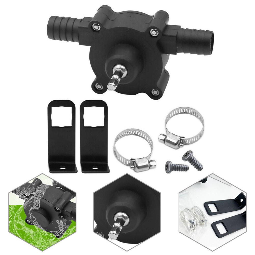 Small Black Plastic Water Pump Self-priming Centrifugal Pump For For Transporting Light Liquids Gardening Equipment Accessories