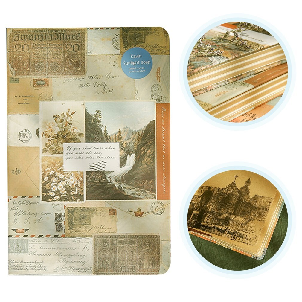 Notebook College Journals Retro Notebooks Hardcover Notebooks A5 Student Book Kraft Paper Color Journals