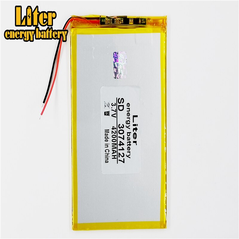 3.7V 4200 mah tablet battery brand tablet eneral polymer lithium battery 3074127