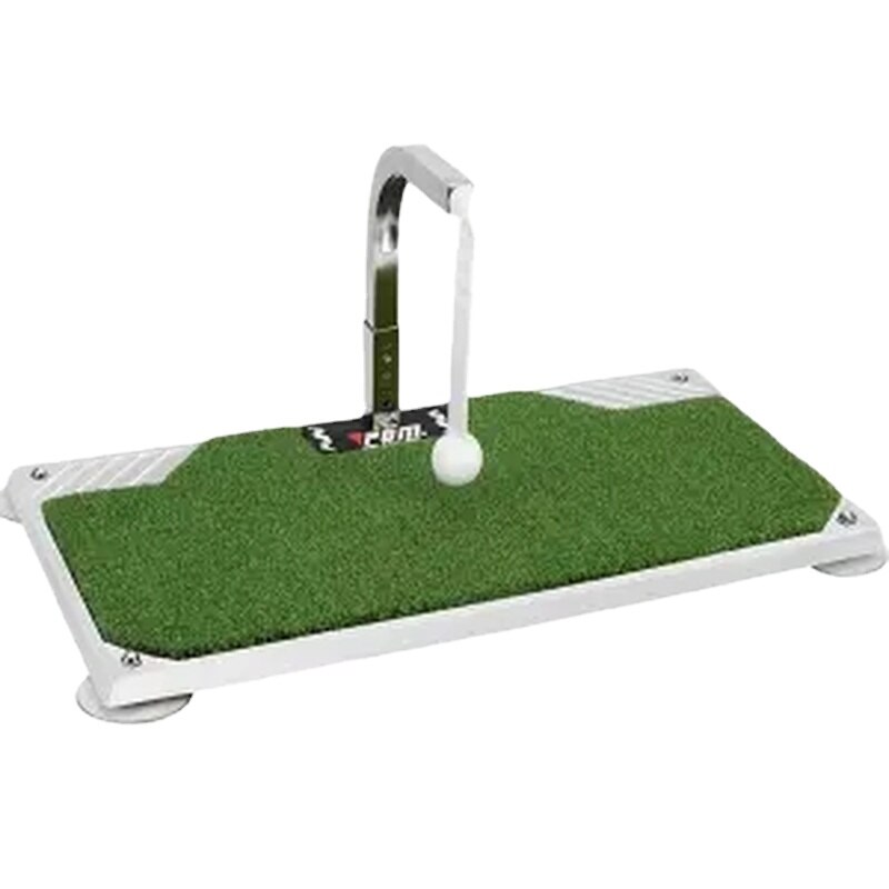 PGM golf swing putter 360 degree rotating golf practice putter pad golf putter trainer beginner trainer: white