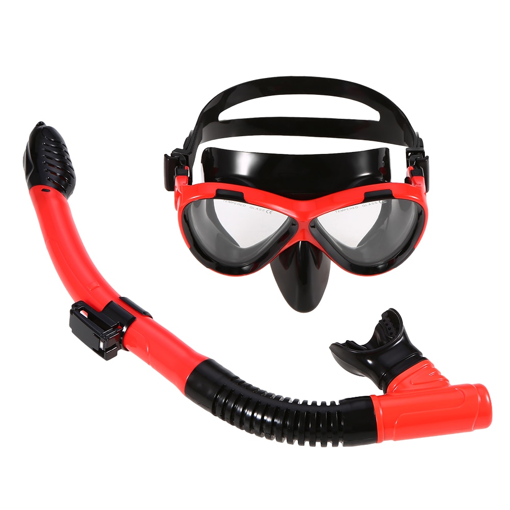 Snorkel Set for Kids & Adults - Dry Top Snorkel Mask - Scuba Diving & Swimming Gear