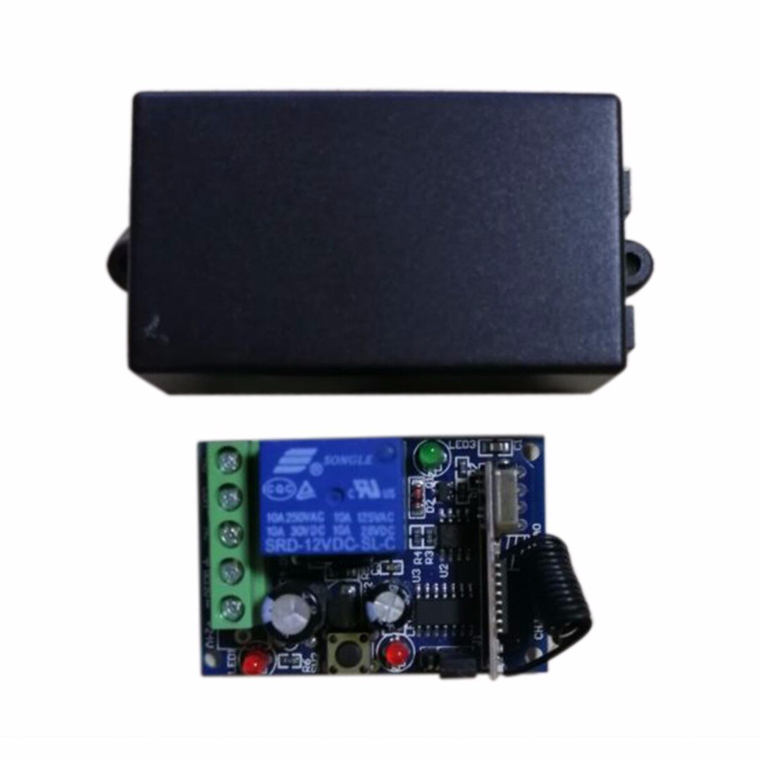 DC 12V Relay Remote Control Switch Relay Power LED Lamp Controller Micro Receiver Transmitter for Car Garage Door