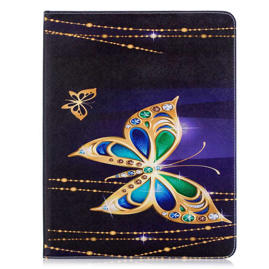 Funda de cuero PU con estampado para tableta Samsung Galaxy Tab A, 9,7, SM-T550, SM-T551, T555, T550: DHD