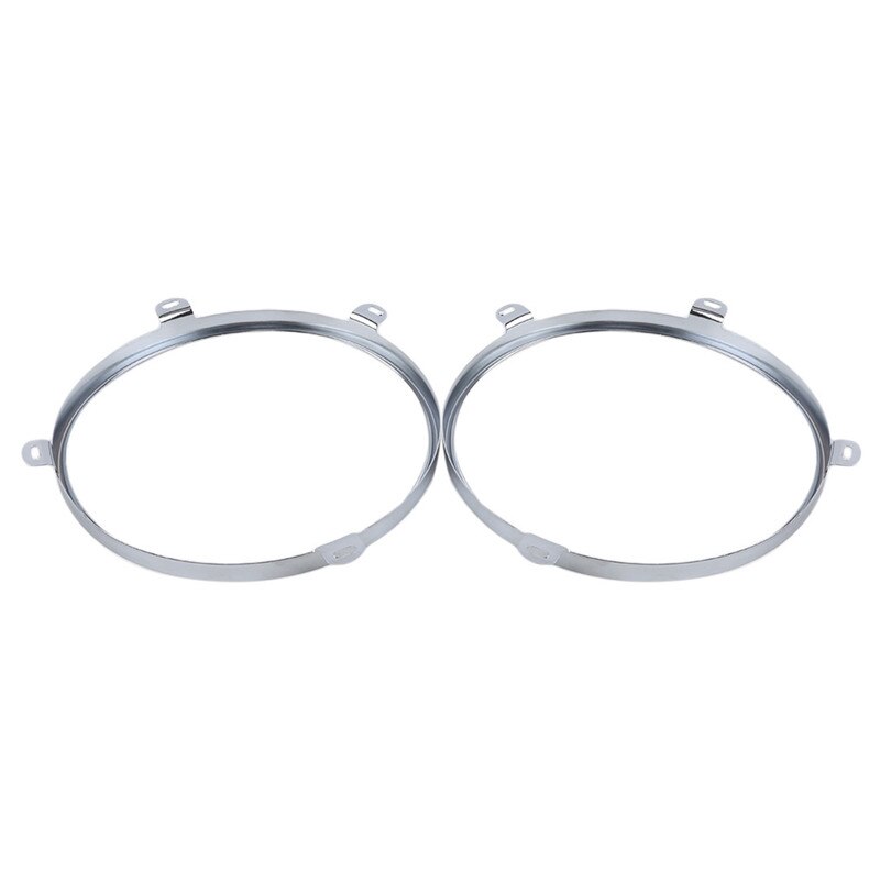 Metallring for jeep wrangler 7 tommers rund frontlysbrakett svart ring for 2007- jeep jk & wrangler ubegrenset