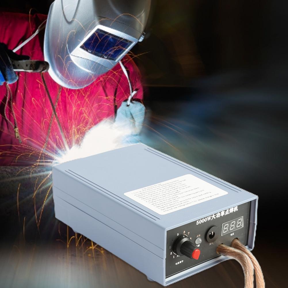 Soldering Spot Welding 18650 Battery Portable Spotwelder Kit Adjustable 5000W Spotwelding Machine Tool
