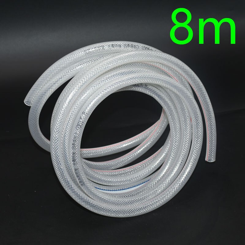 1/2" flexible Garden hose 16mm PVC Garden watering hose For car wash greenhouse irrigation 5m 8m: 1I2 x 8M