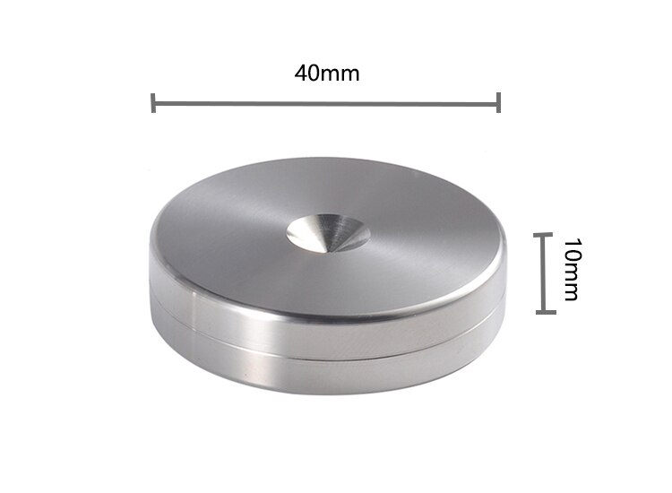 Lyele piedi per altoparlanti piedini per ammortizzatori in acciaio inossidabile 316L chiodi lettore CD scatola per scaffali amplificatore piedi chiodi autoadesivi: Cielo Blu