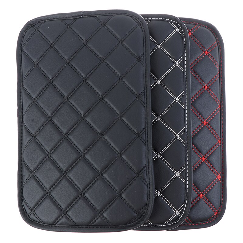 Universal 1 pieza de cuero Funda de consola central para el apoyabrazos del coche funda de apoyo del brazo para la mayoría de vehículos SUV camión Interior del coche