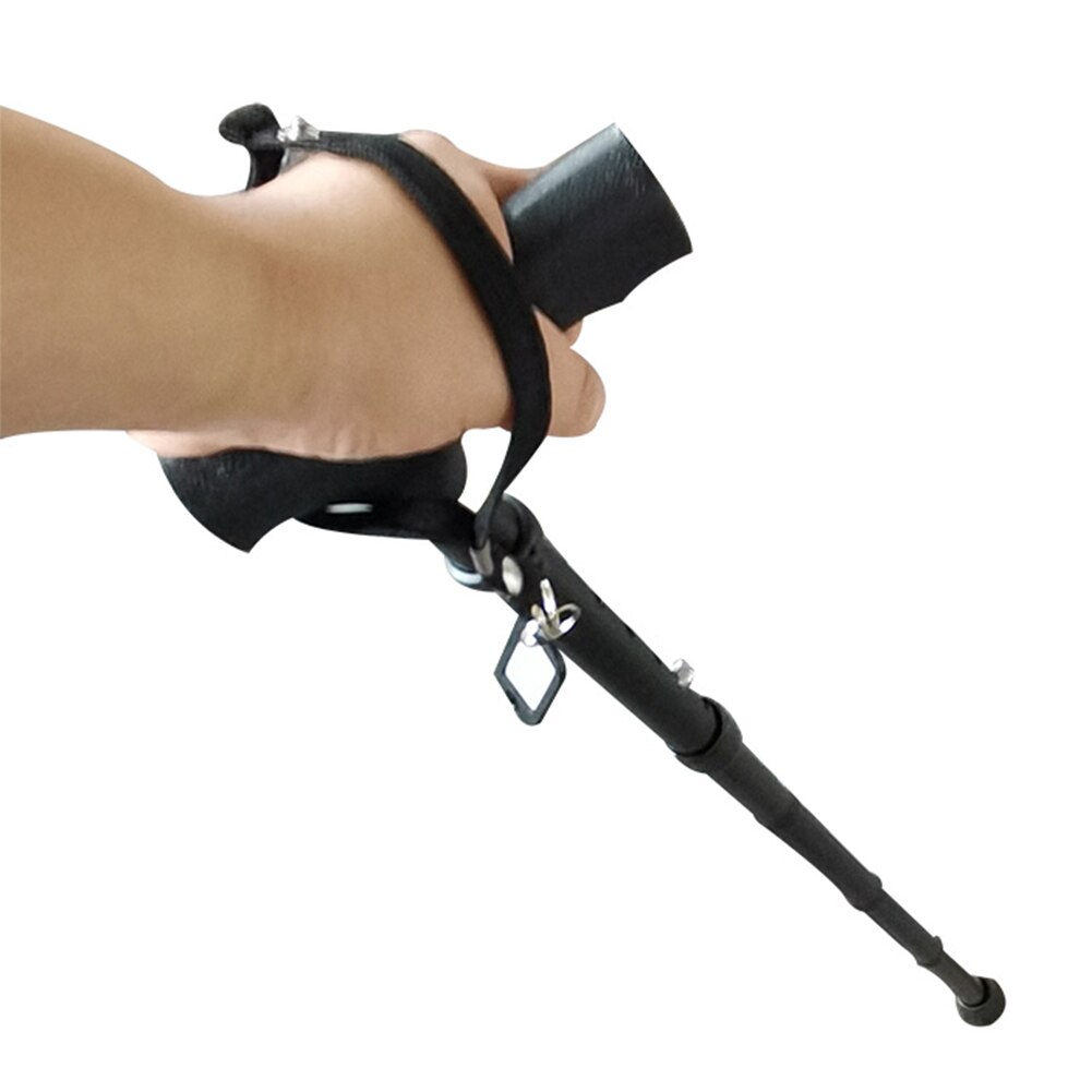 Anti-slip Portable Outdoor Camping Hiking For Elder Aluminium Alloy Multifunction Five Section Telescopic Folding Walking Stick