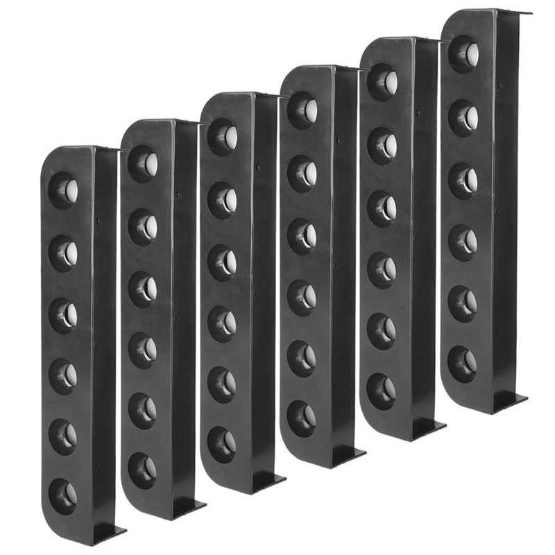 Biljart Rack 3 Set Biljart Snooker Accessoire Plastic Wandmontage Zwembad Rack Beugel 6 Gaten 6 Gaten Rack