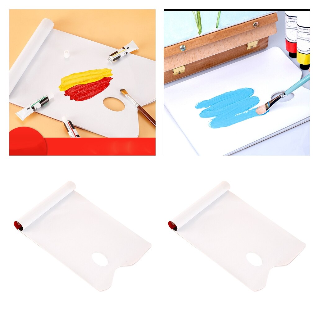 Paleta de artista de papel desechable de 36 páginas, almohadilla mezcladora para dibujo de pintura de chico adulto
