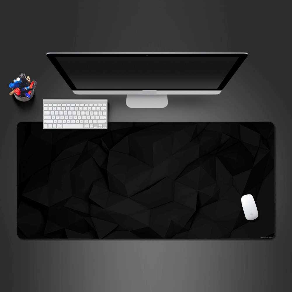 Zwarte 3d Abstracte Stijl Best-Selling Mousepad Rubber Computer Game Mouse Pad Computer Toetsenbord Muis Grote Matten