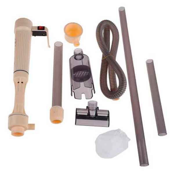 Elektrisk akvarium grus renare vatten filter tvättsystem kanna sifon vakuum vatten pump för akvarium akvarium renare: 1 set vattenfilter