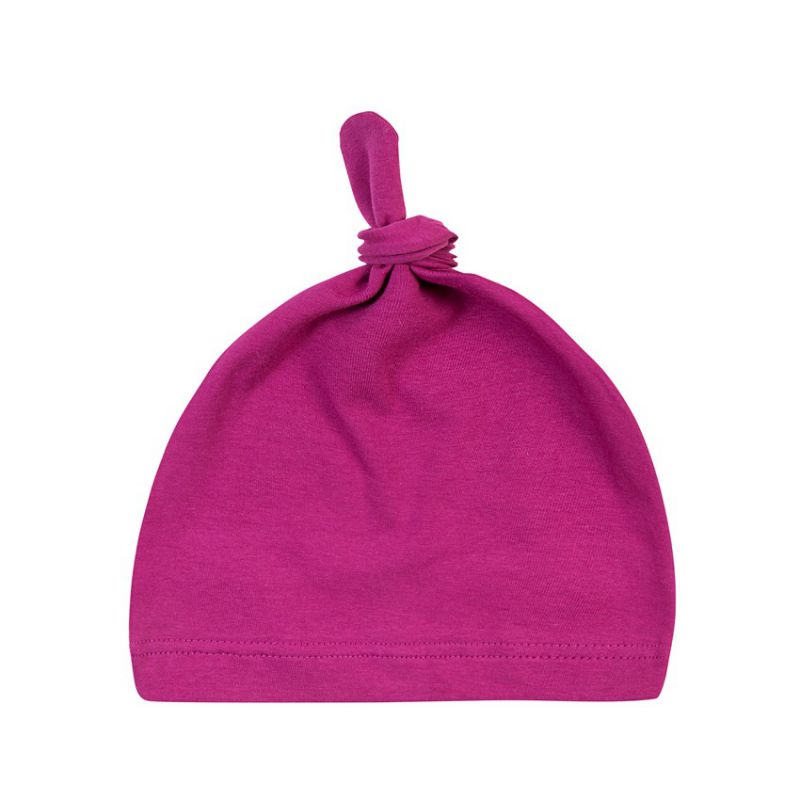 Gorro de algodón con nudo para bebé recién nacido, gorros de dormir para niñas pequeñas, sombrero de bebé recién nacido, sombrero de bebé para niños y niñas: M