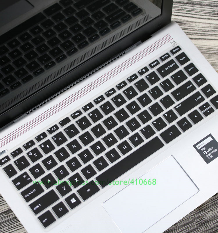 Housse de protection de clavier en Silicone pour ordinateur portable HP Pavilion x360, avec écran tactile 2 en 1, 14 pouces, 14M-BA011DX 14M-BA013DX 360: Black