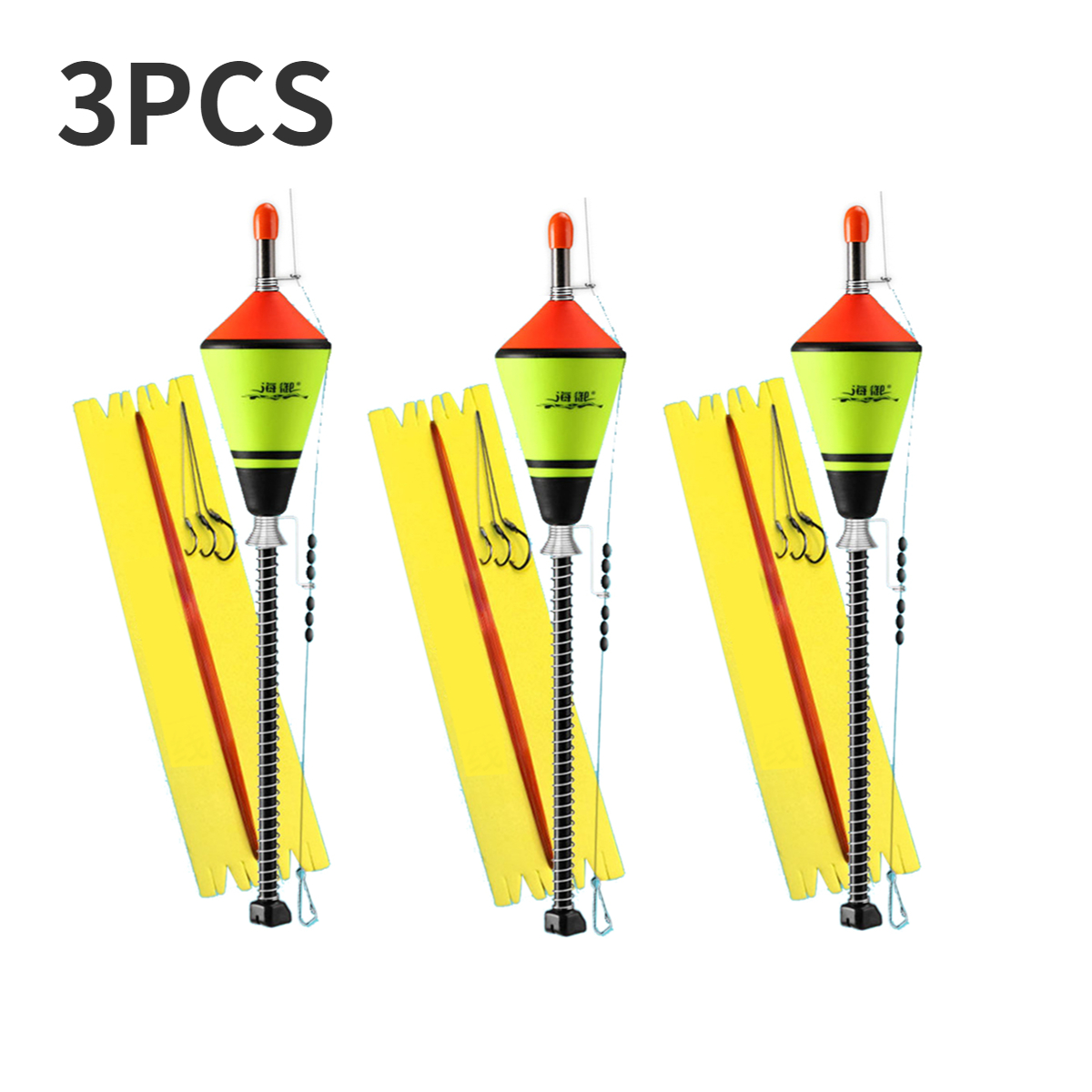 1-5PCS Draagbare Automatische Visserijvlotter Snelle Bobber Vissen Accessoires Snelle Visserij Bobber Set Oceaan Visserijvlotter Apparaat gereedschap: Light Grey