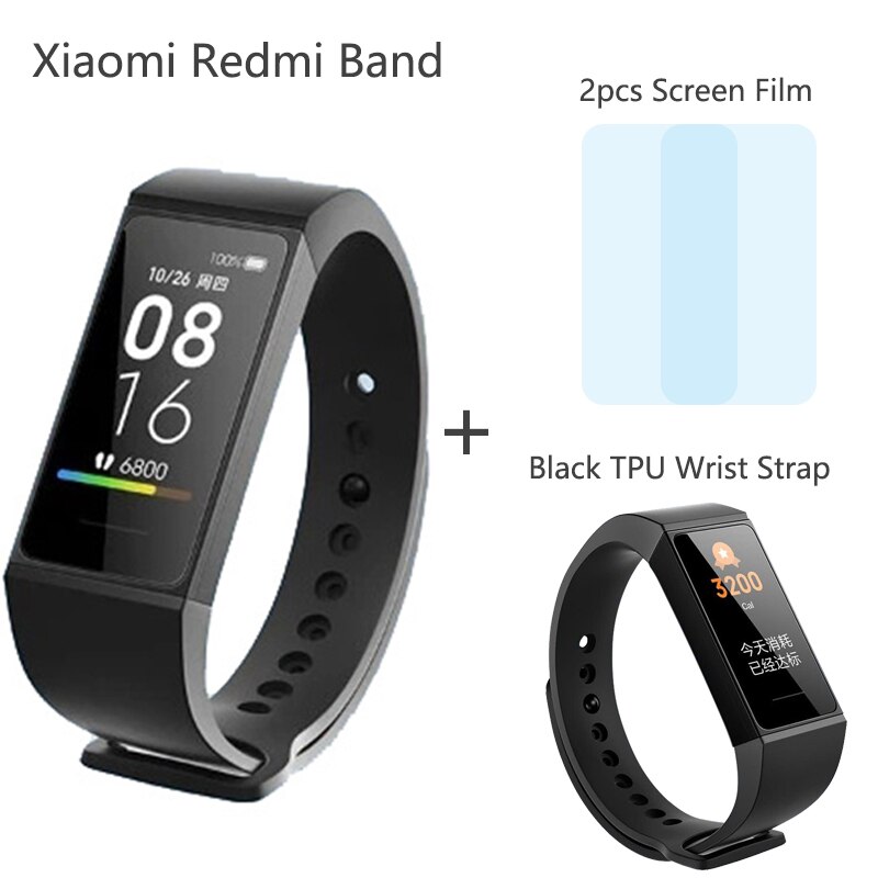 Original Xiaomi Redmi Band Smart Wristband Heart Rate Fitness Sport Tracker Bracelet Multiple Face 1.08 Color Touch Screen