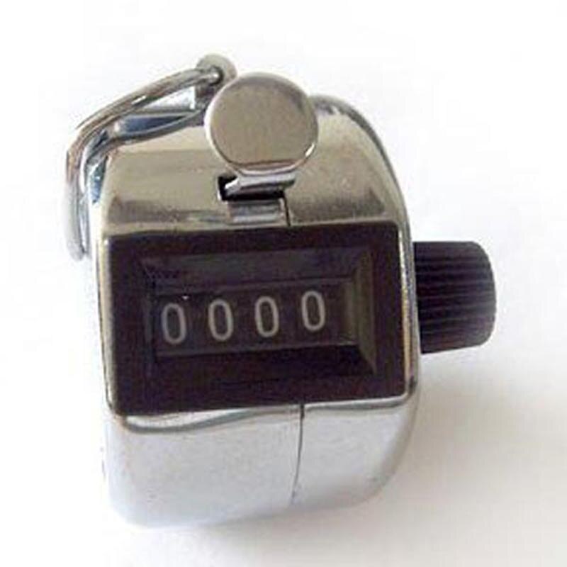 Digits finger counter hand manual tally clicker counter handheld Stainless Desk & Hand Held golf row click Tally Counter