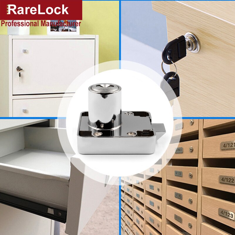 Drawer Lock Computer Keys 22 32mm for Home Mailbox Office File Cabinet School Locker DIY Furniture Hardware Rarelock MS387 a