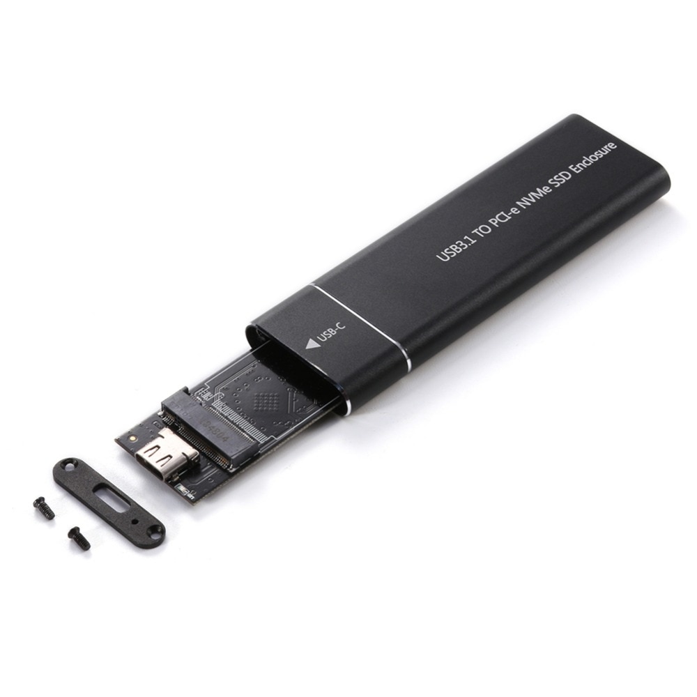 10 Gbps USB 3.1 Gen2 à M.2 NVME NGFF PCIe boîtier SSD NVME m-key à Type C boîtier adaptateur pour disque SSD NVMe m2