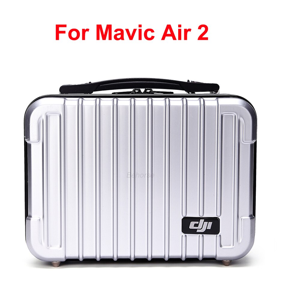 Mavic air 2 capa rígida portátil, bolsa de armazenamento à prova de choque, grande capacidade, para dji mavic air 2, acessórios