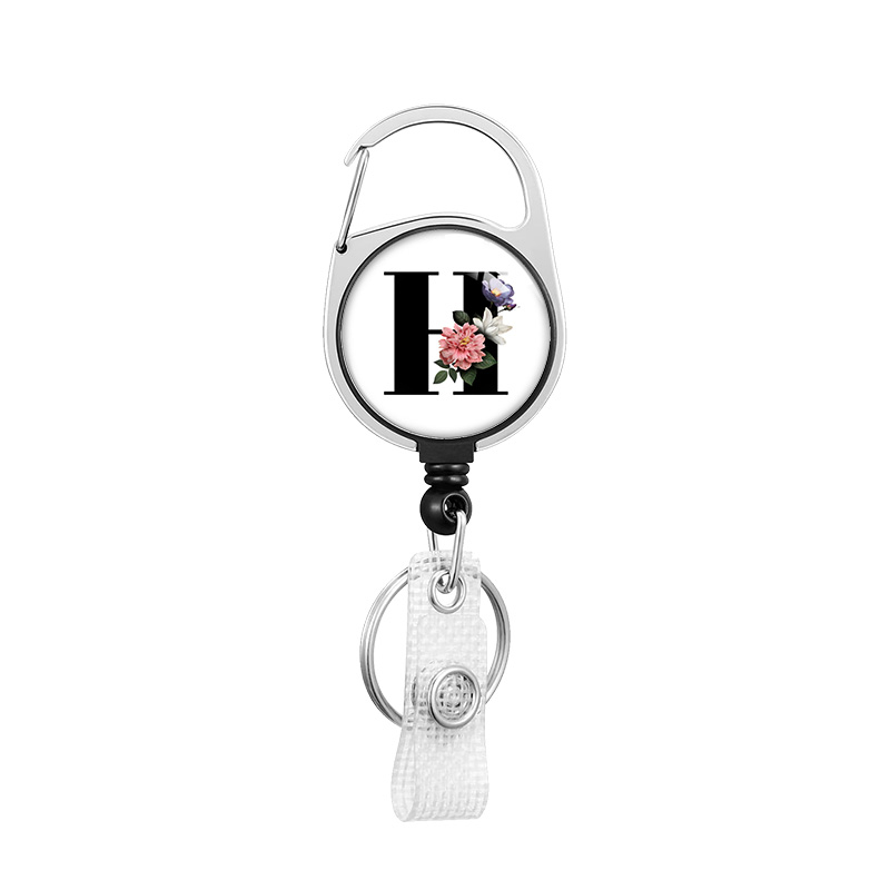 ID Badge Holders with Metal Clip and Keyring - Vertical Clear Plastic ID Card Holders - Retractable Pull Cord for Office: Rose Red