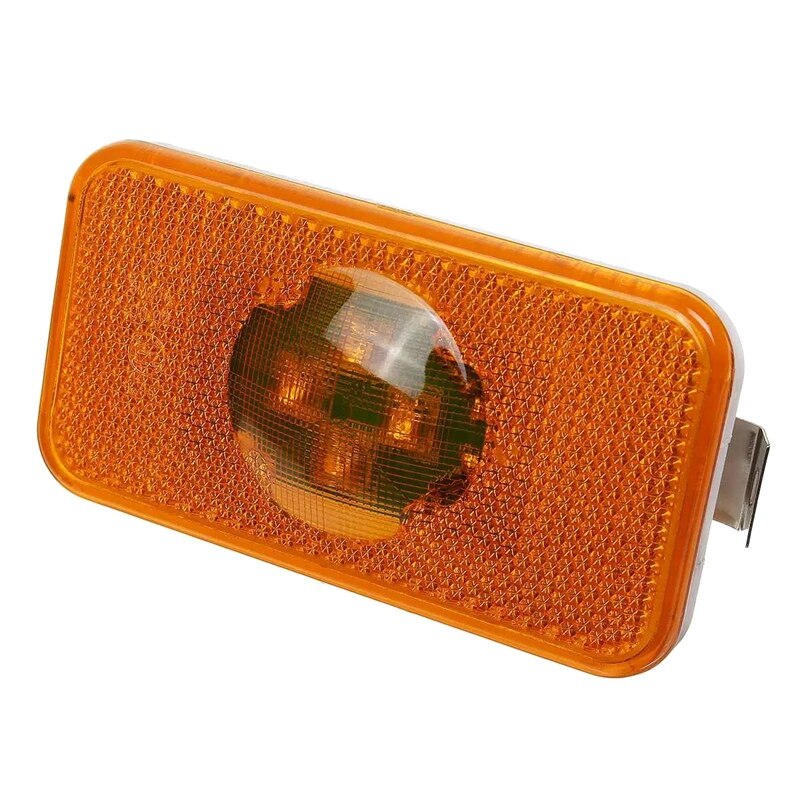 Feu de position latéral LED ambre pour camion Volvo, indicateur lumineux, 4 LED, FM/FH, -24V