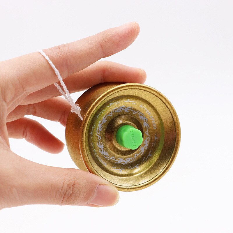 Professionele Yoyo Responsieve High-Speed Aluminium Yoyo Cnc Draaibank Met Spinning String Smalle C Sized Lager Klassieke Speelgoed