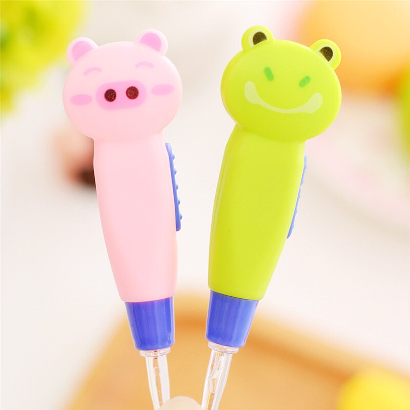 Oor Lepel Reiniging Met Led Verlichting Leuke Cartoon Dier Afneembare Oorsmeer Remover Tool Veiligheid Cleaner Lepel Voor Kinderen Gezondheid