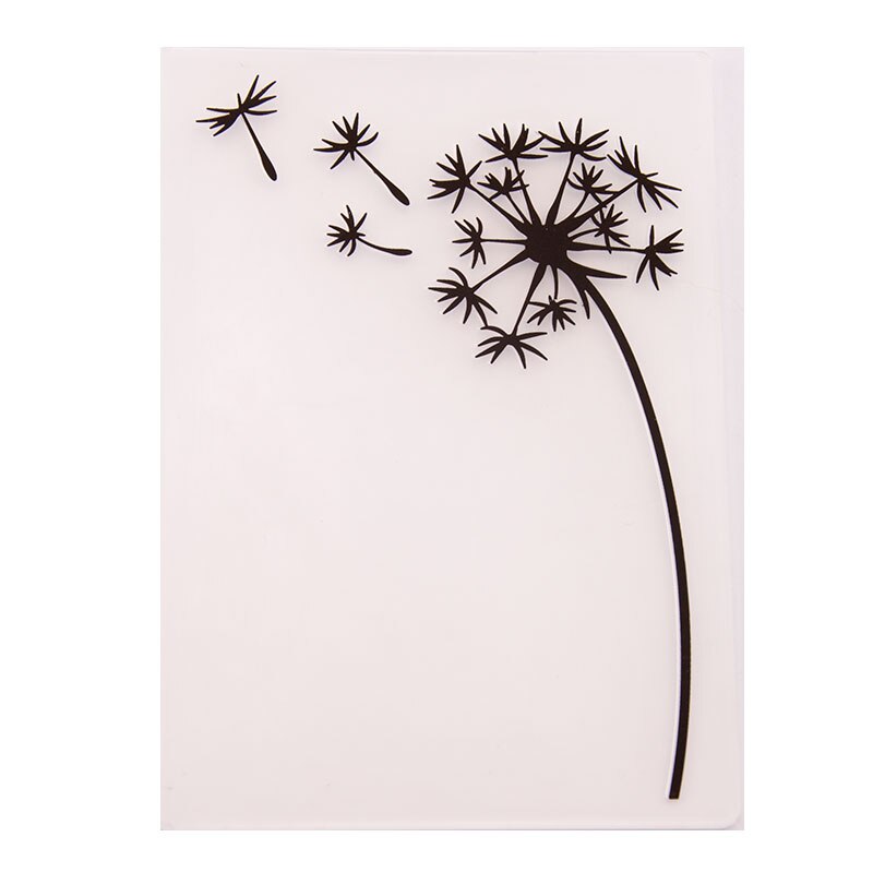 Clear Stamps Dandelion Plastic Embossing Folders T... – Grandado