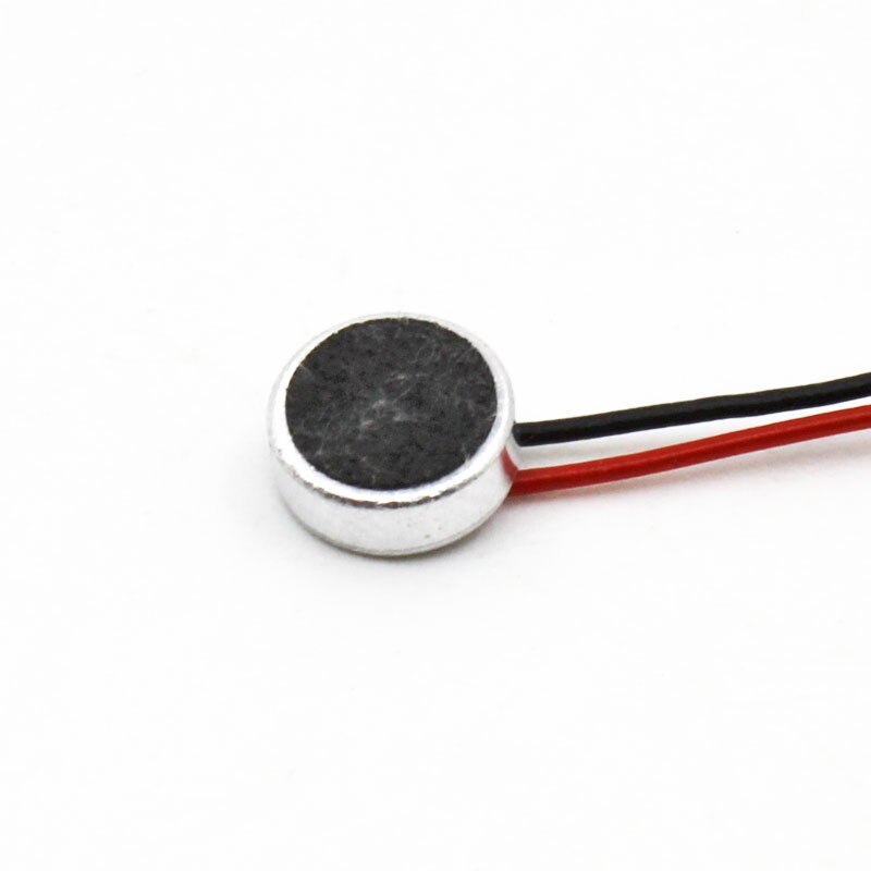 20pcs Acoustic Microphon) 6*2.7MM Omnidirectional Bluetooth Phone Tablet Microphone With Wire & Rubber Cap 38DB