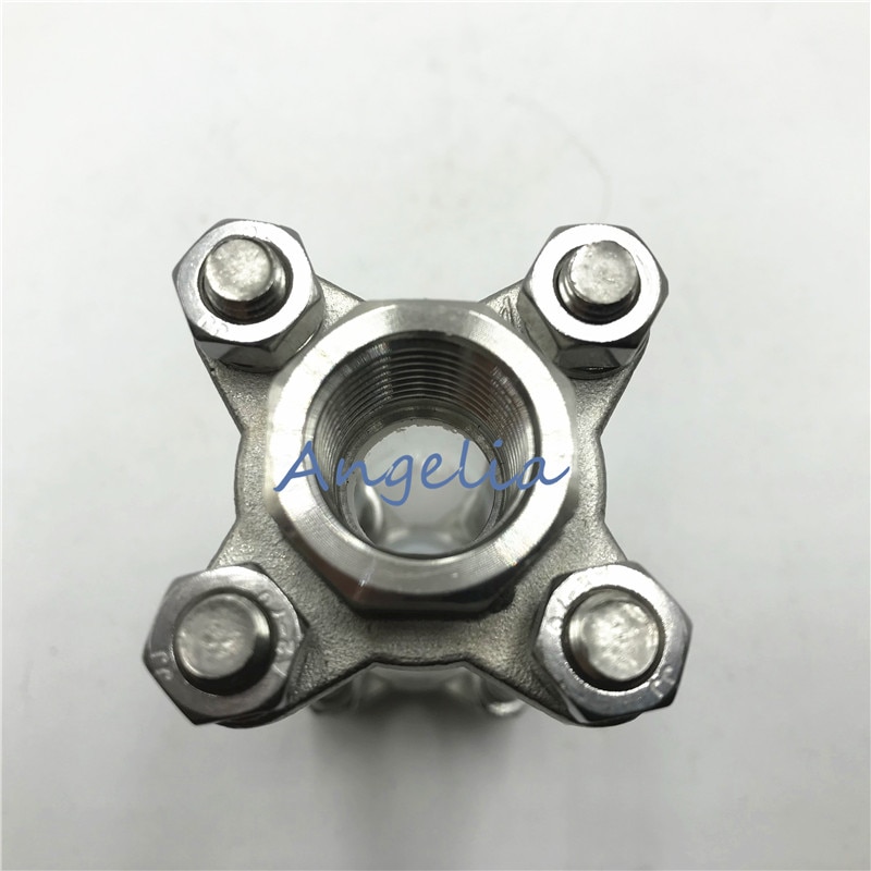 1/2" BSP DN15 Female Thread Flow Stainless Steel 304 Sight Glass Water Oil