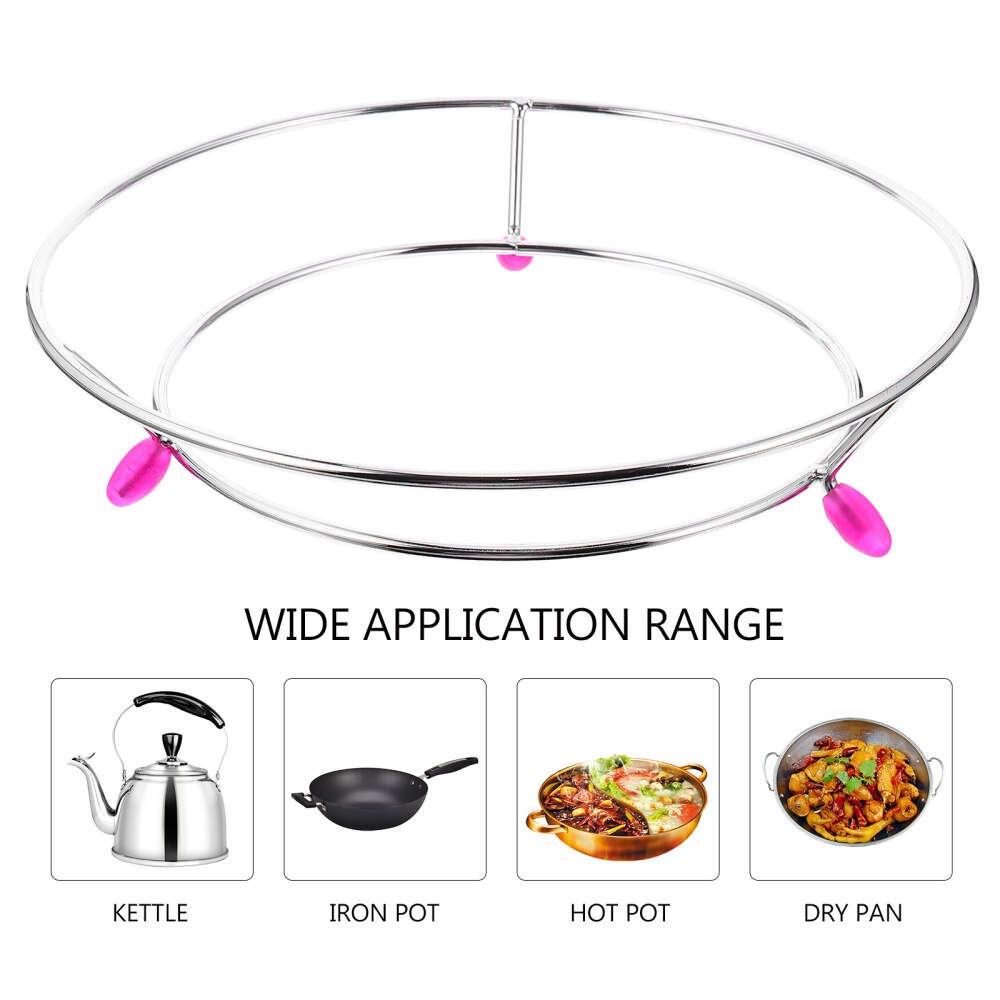 1pc Insulated Heat-proof Alloy Kitchen Gadget Dishes Rack Pan Stand Pot Holder for Table