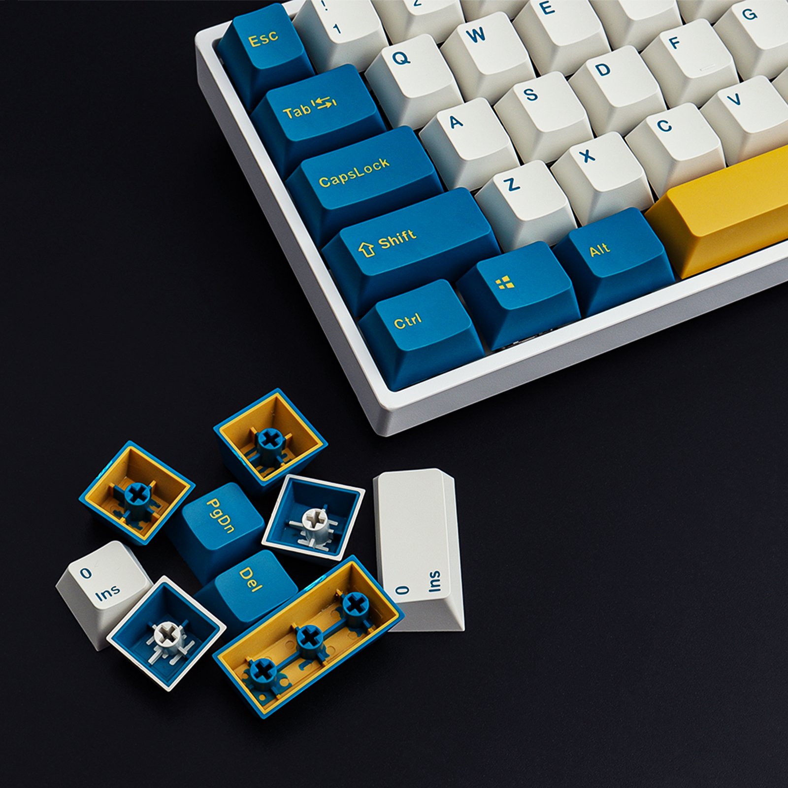 GMK Merlin Circle Double Shot Keycap 126 Keys Cherry Profile PBT Keycaps For Ansi ISO Layout Original For MX Mechanical Keyboard